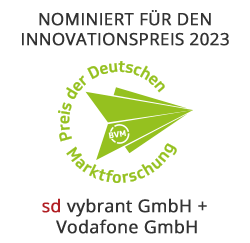 sd vybrant + Vodafone ist nominiert für den Innovatonspreis 2023