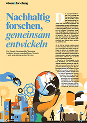 Nachhaltig forschen gemeinsam entwickeln